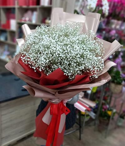 Букет цветов из: Гипсофила в Редкино