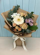 Букет цветов из:  Герберы и Хризантемы в Редкино